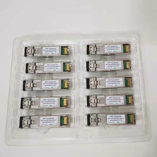 SFP+ Transceiver 10-pack 10Gbit/s single mode BiDi 20km 1330/1270 Netgear